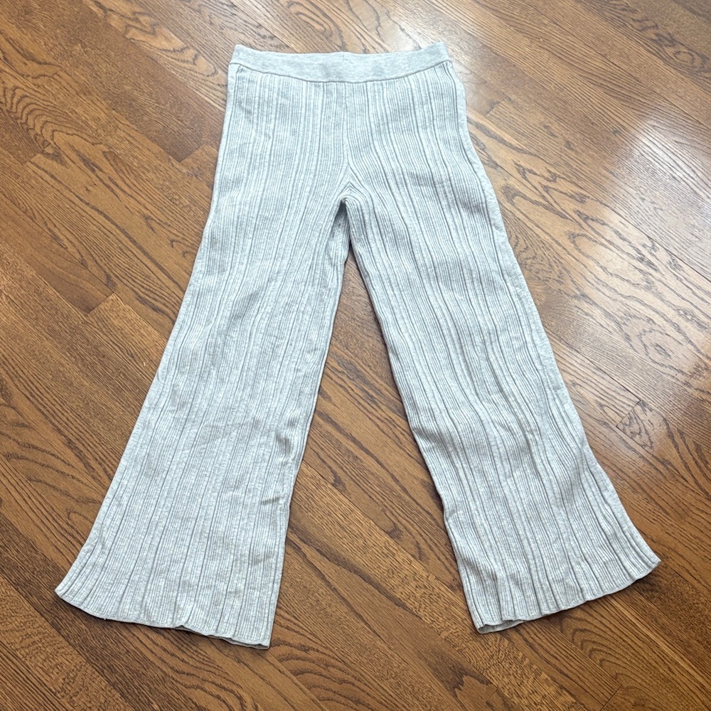 Aerie Wide-Leg Ribbed Pants